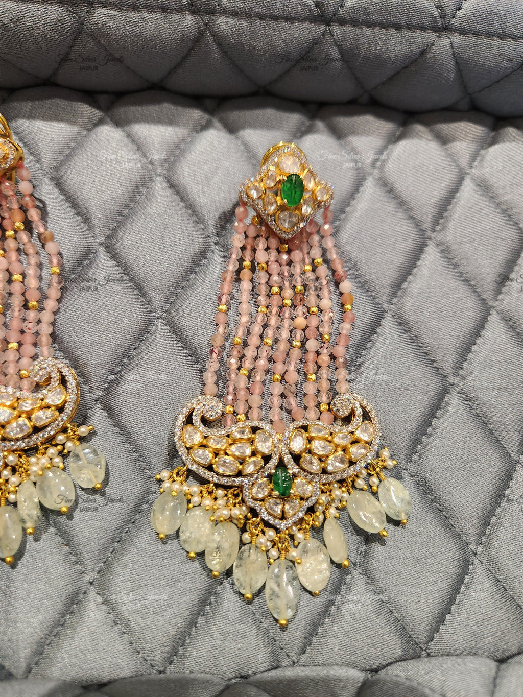925 Silver Ratna Necklace Set
