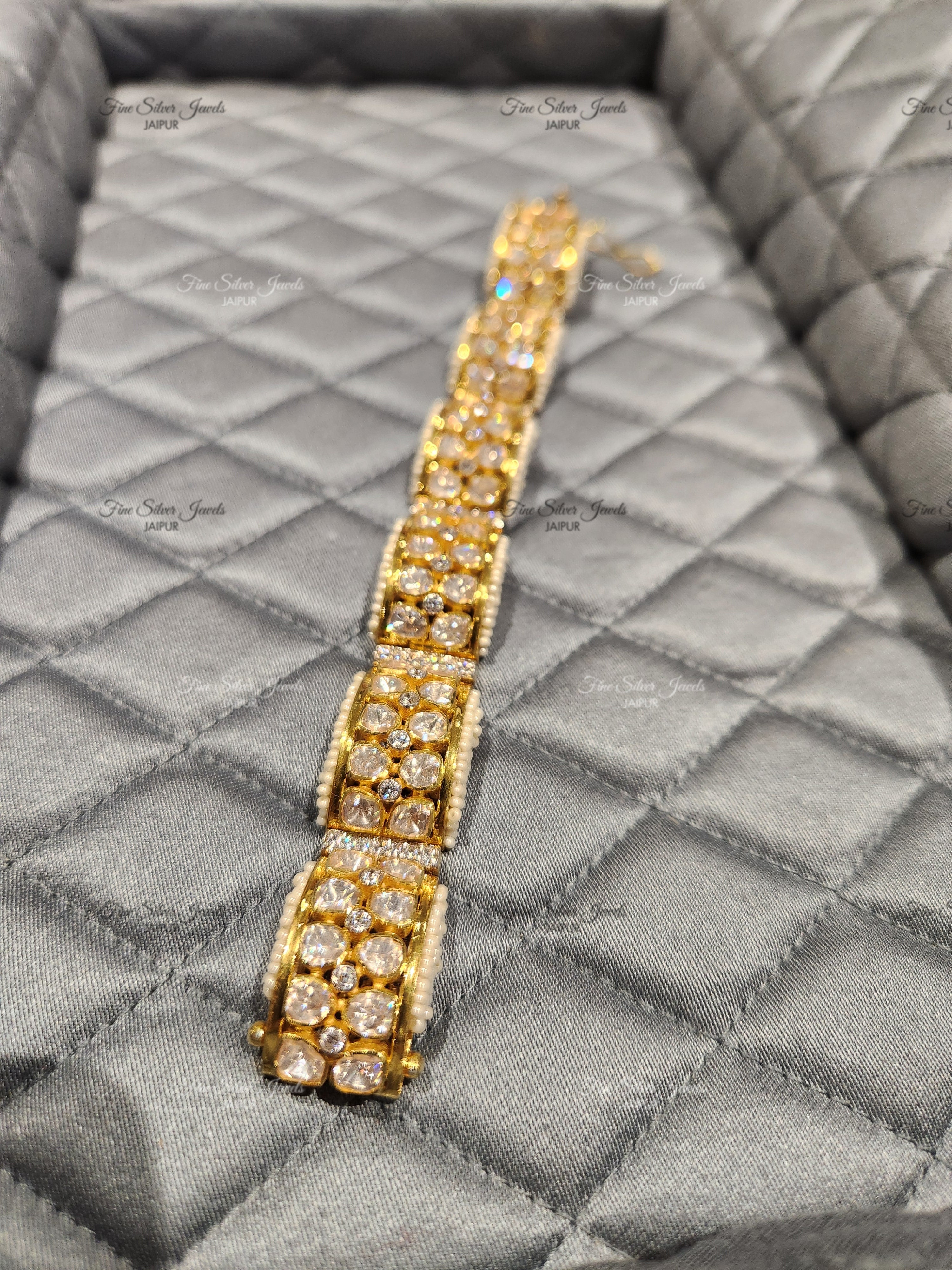 925 Silver Pearl Bangle