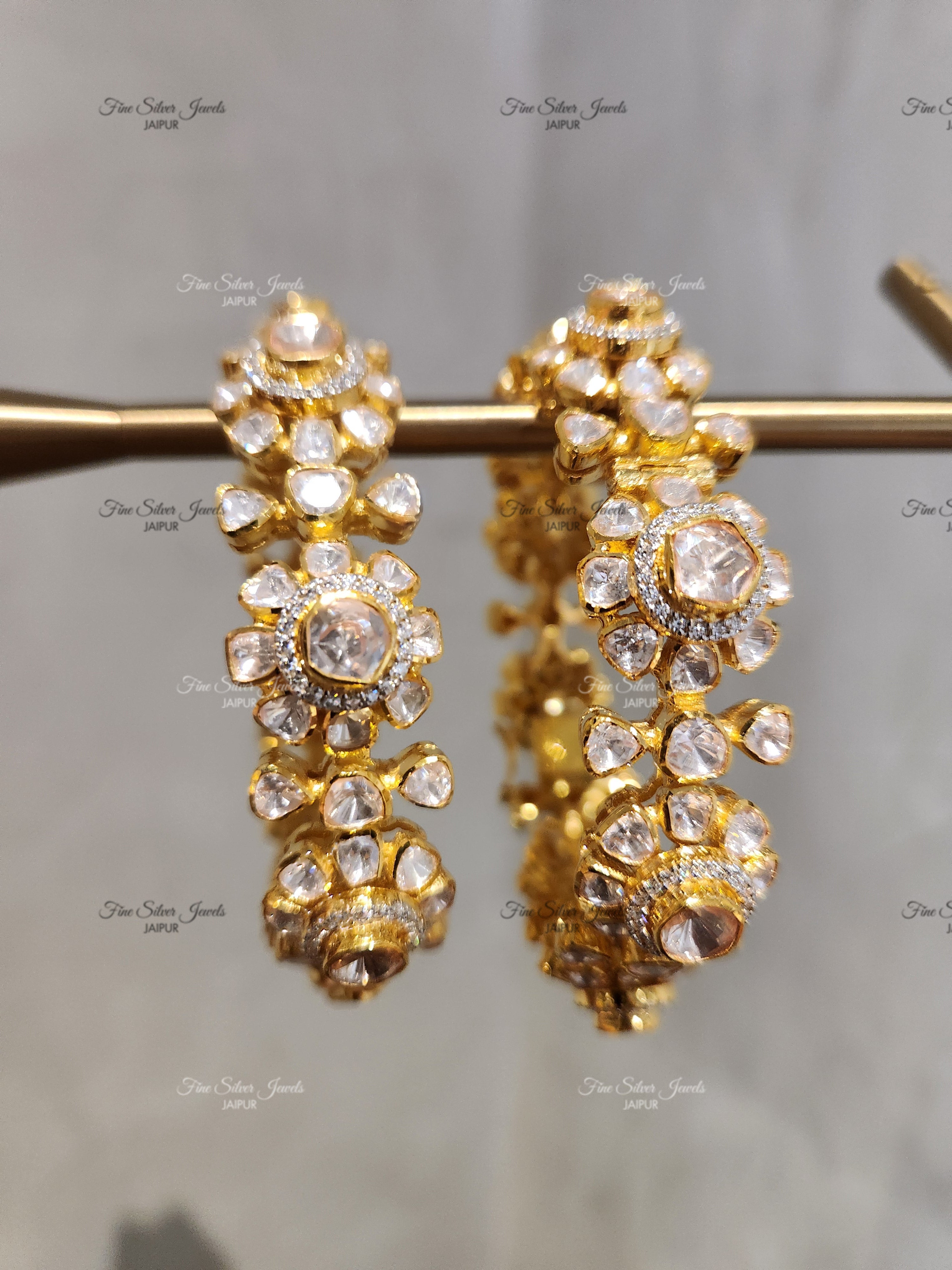 925 Silver Amara Polki Bangle