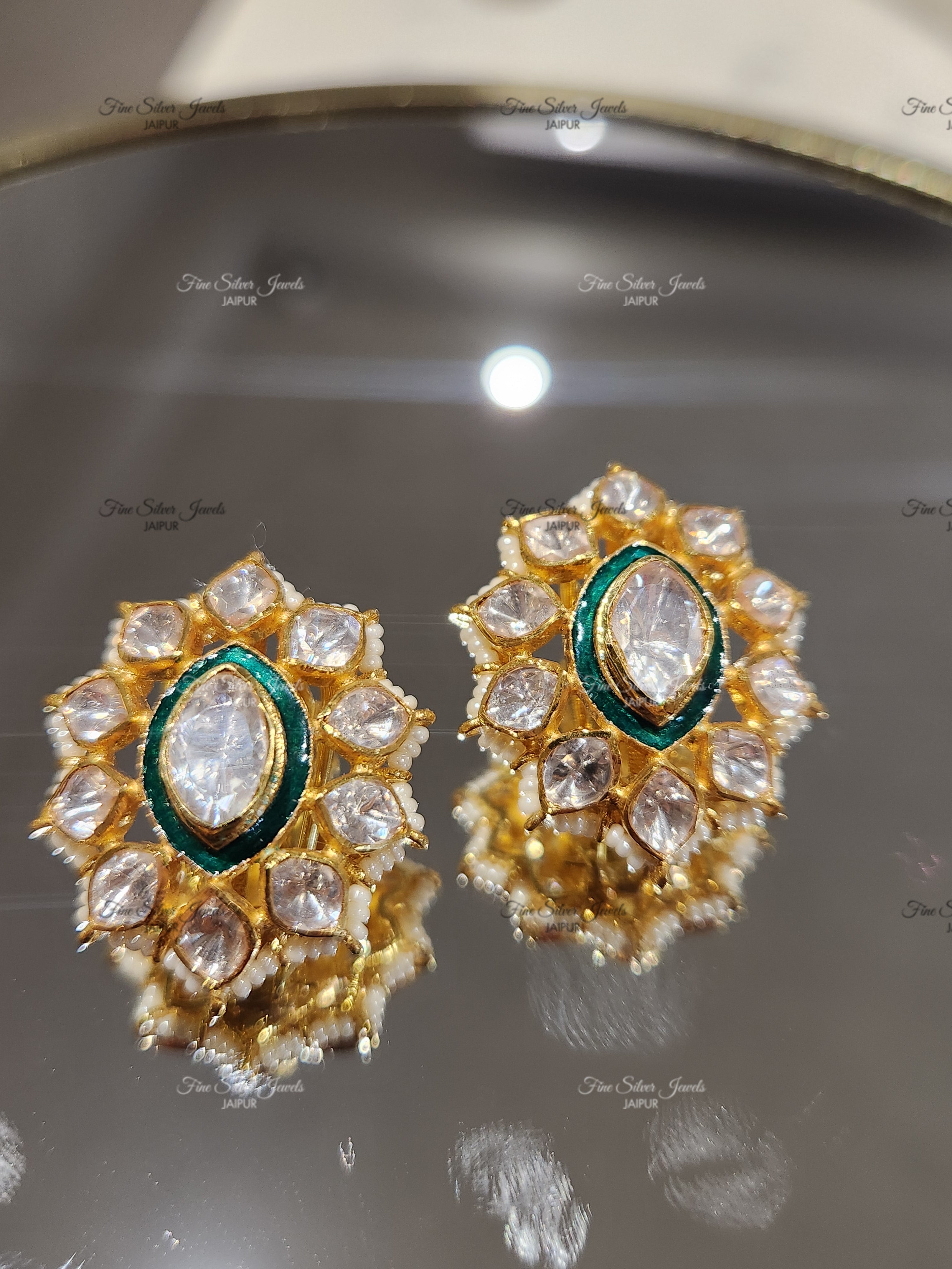 925 Silver Lotus Earring