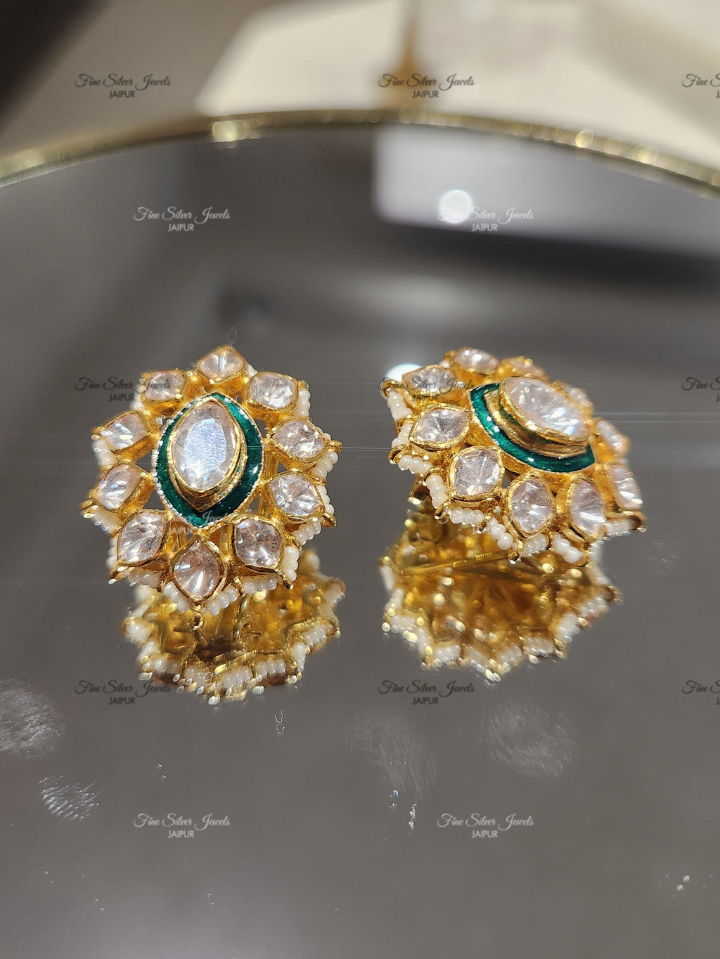 925 Silver Lotus Earring