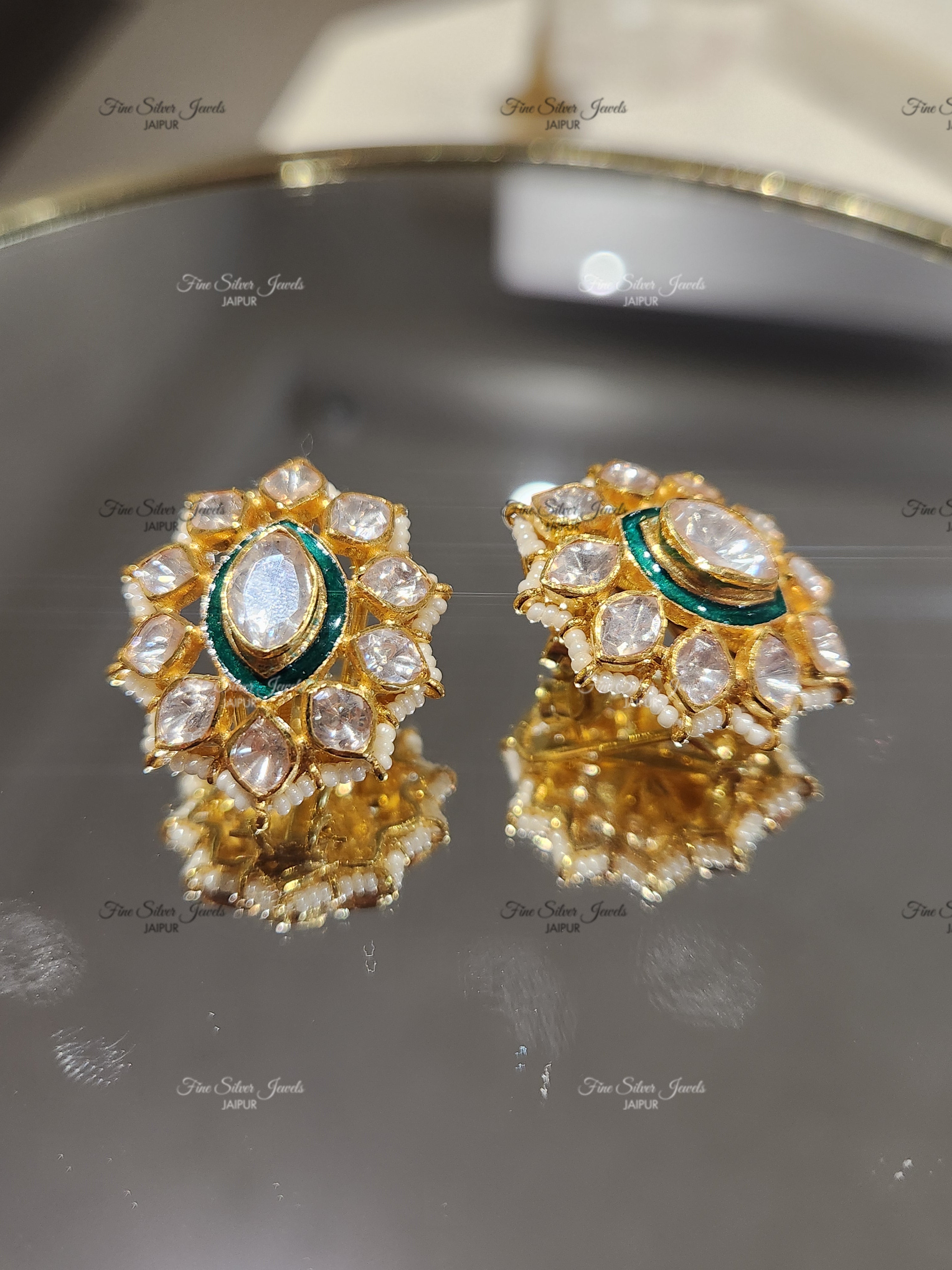 925 Silver Lotus Earring