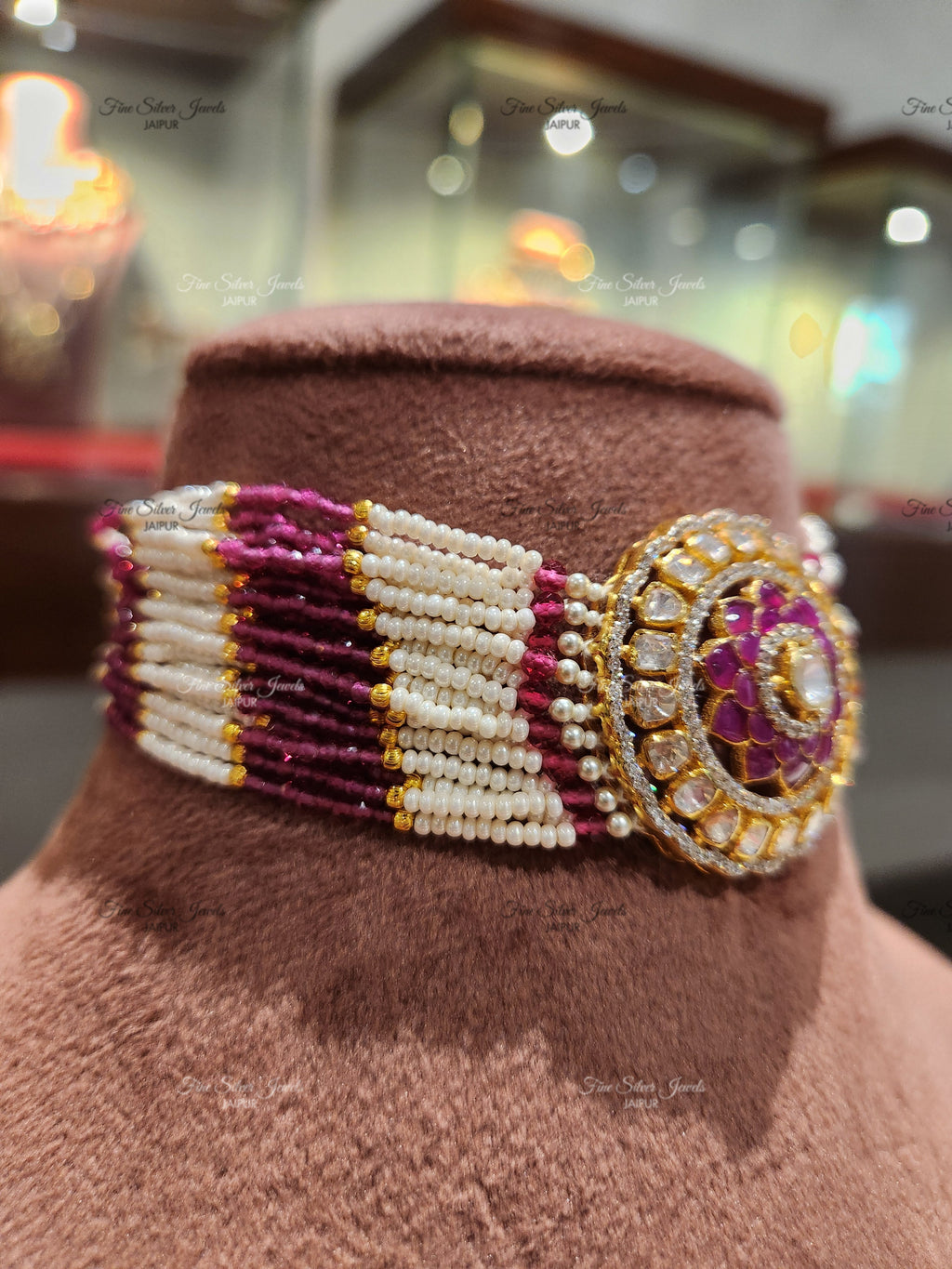 925 Silver Royal Ruby Necklace
