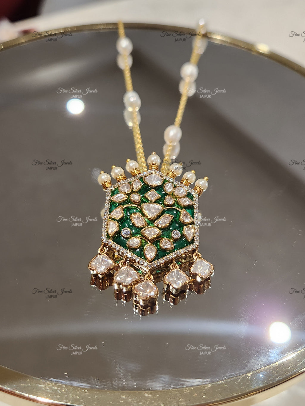 925 Silver Surya Pendant Necklace