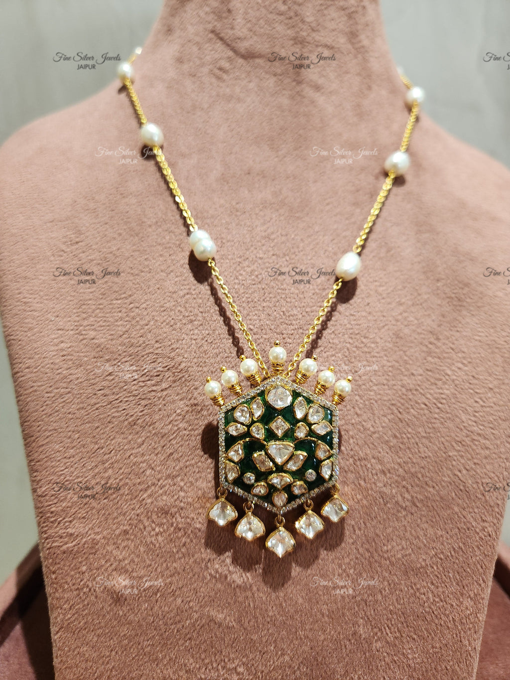 925 Silver Surya Pendant Necklace