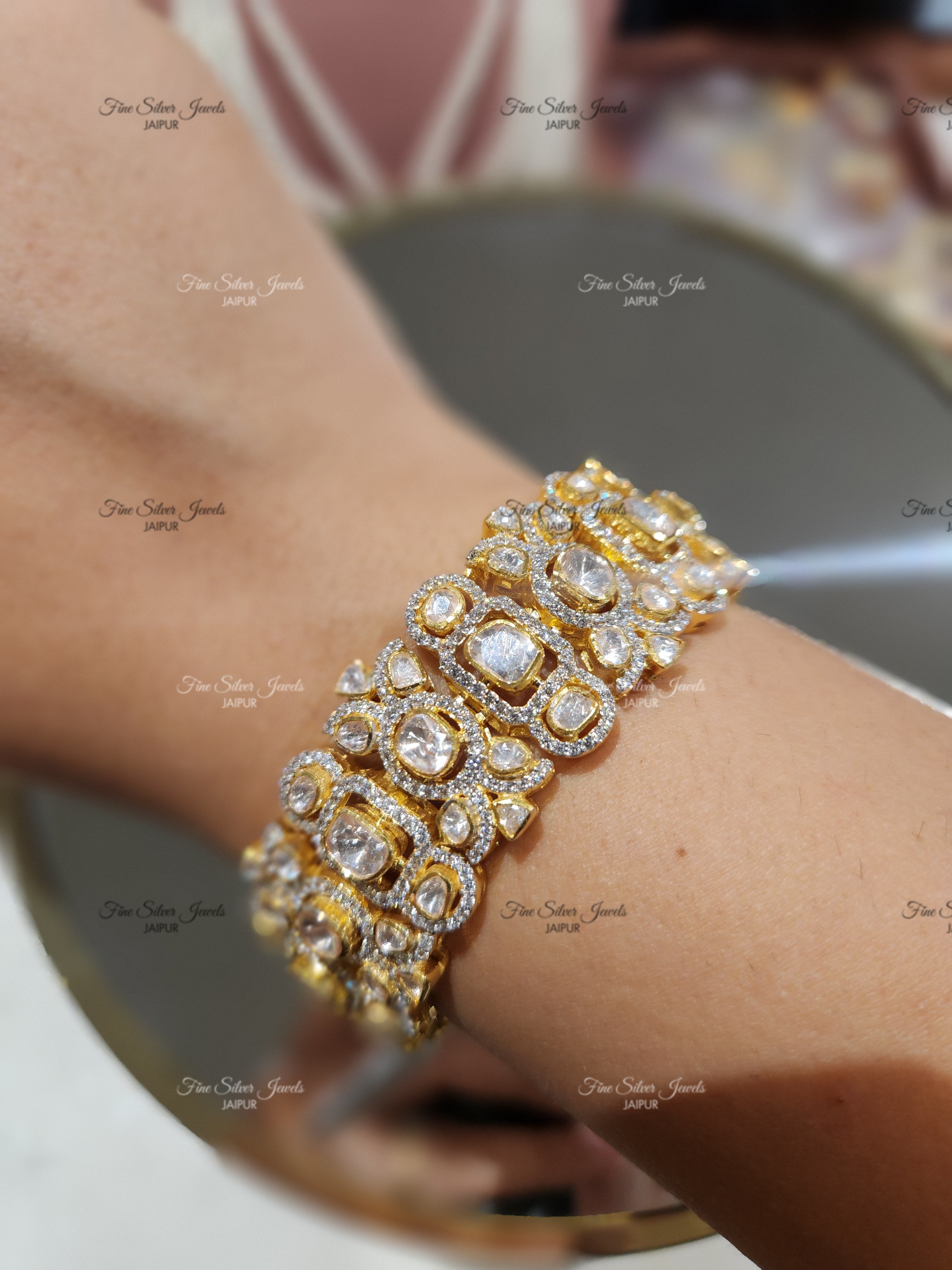 925 Silver Madhubala Bracelet