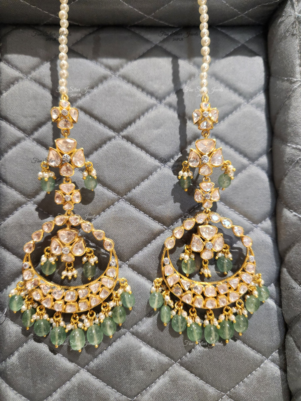 925 Silver Gopika Chandbali Earring