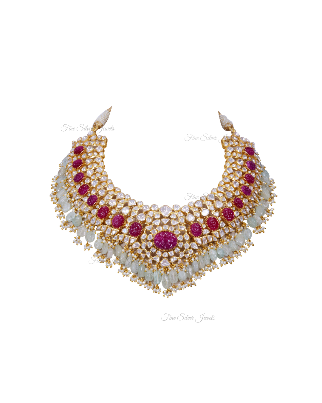 925 Silver Darshi Necklace Set