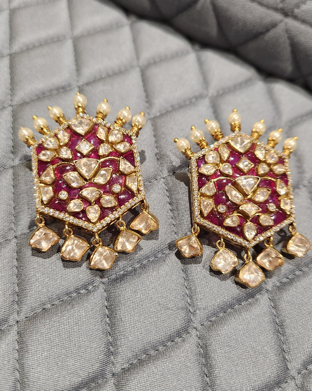 925 Silver Surya Earrings