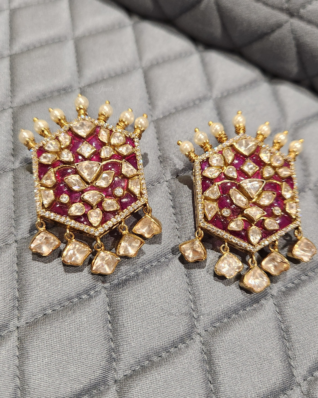 925 Silver Surya Earrings