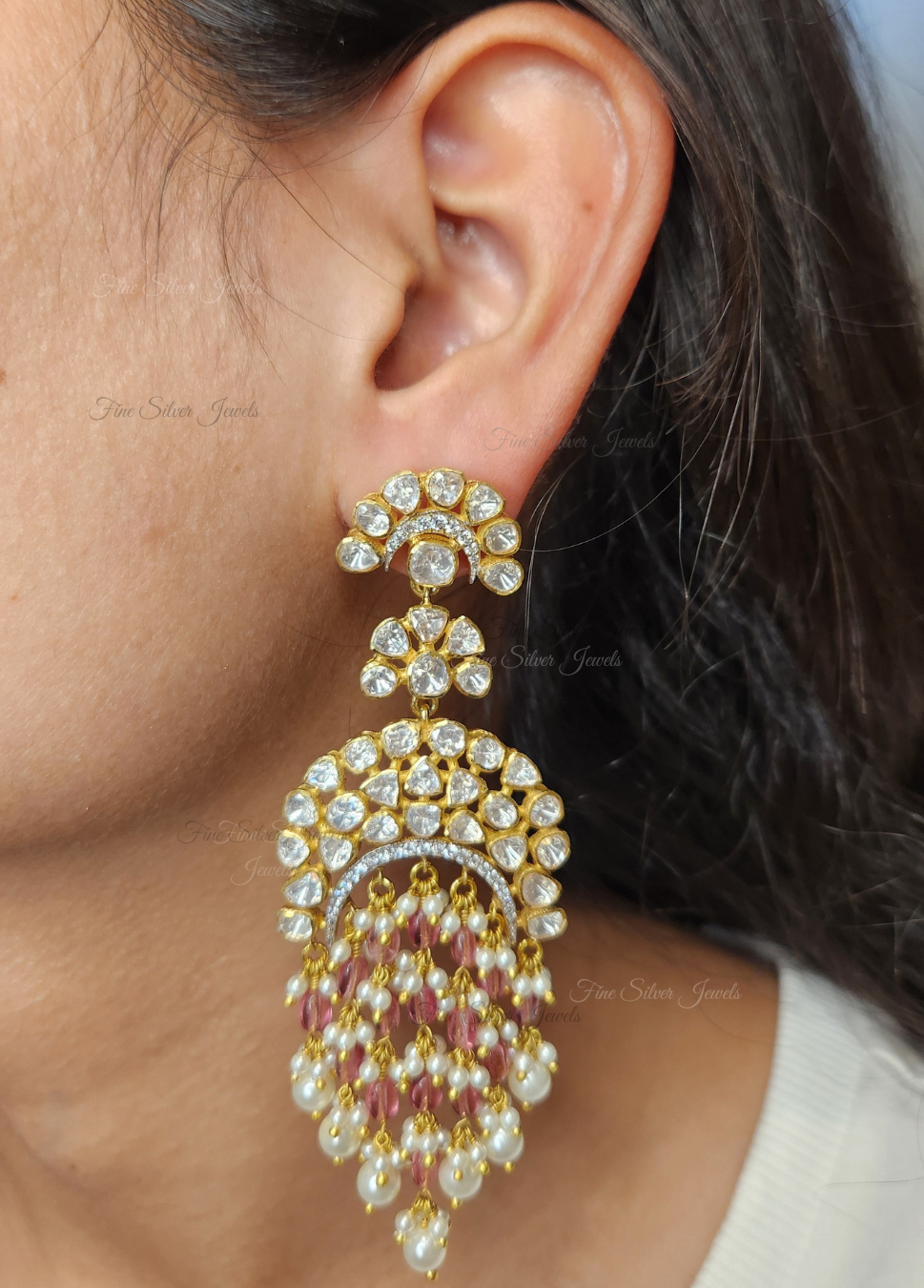 925 Silver Firdos Earring