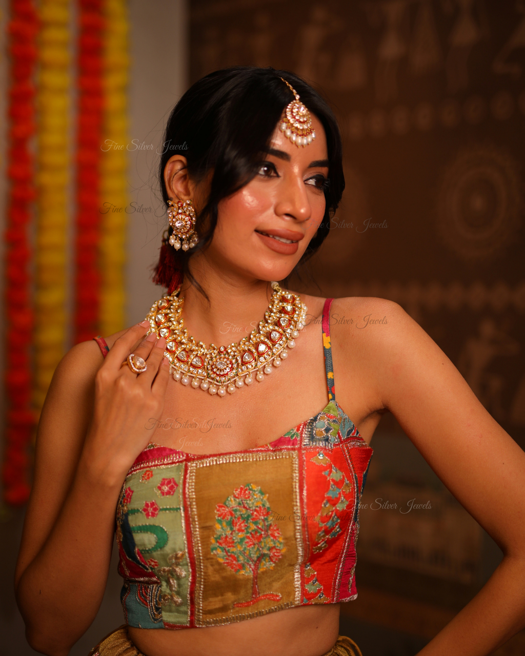 925 Silver Regal Peacock Necklace Set