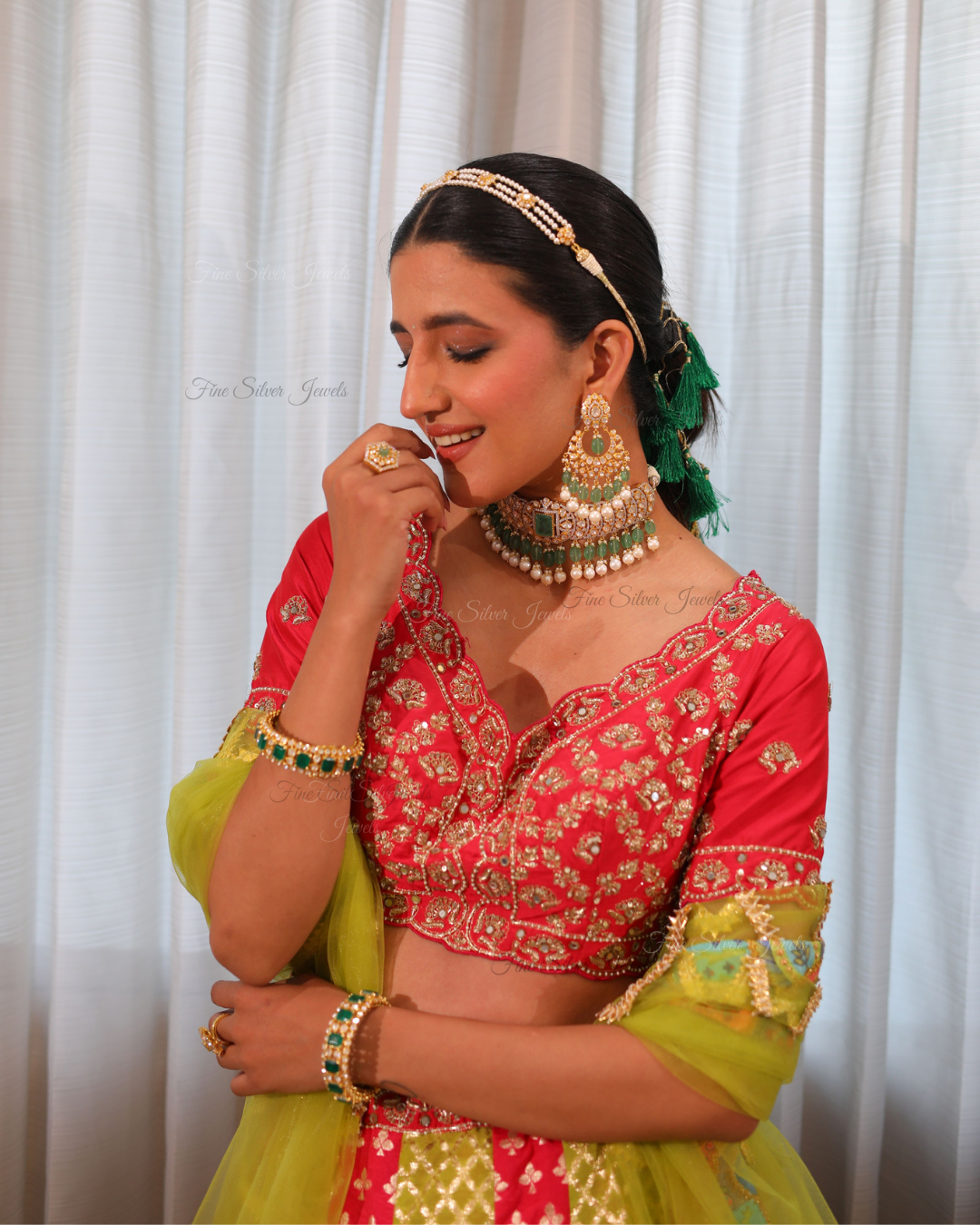 925 Silver Sarika Necklace