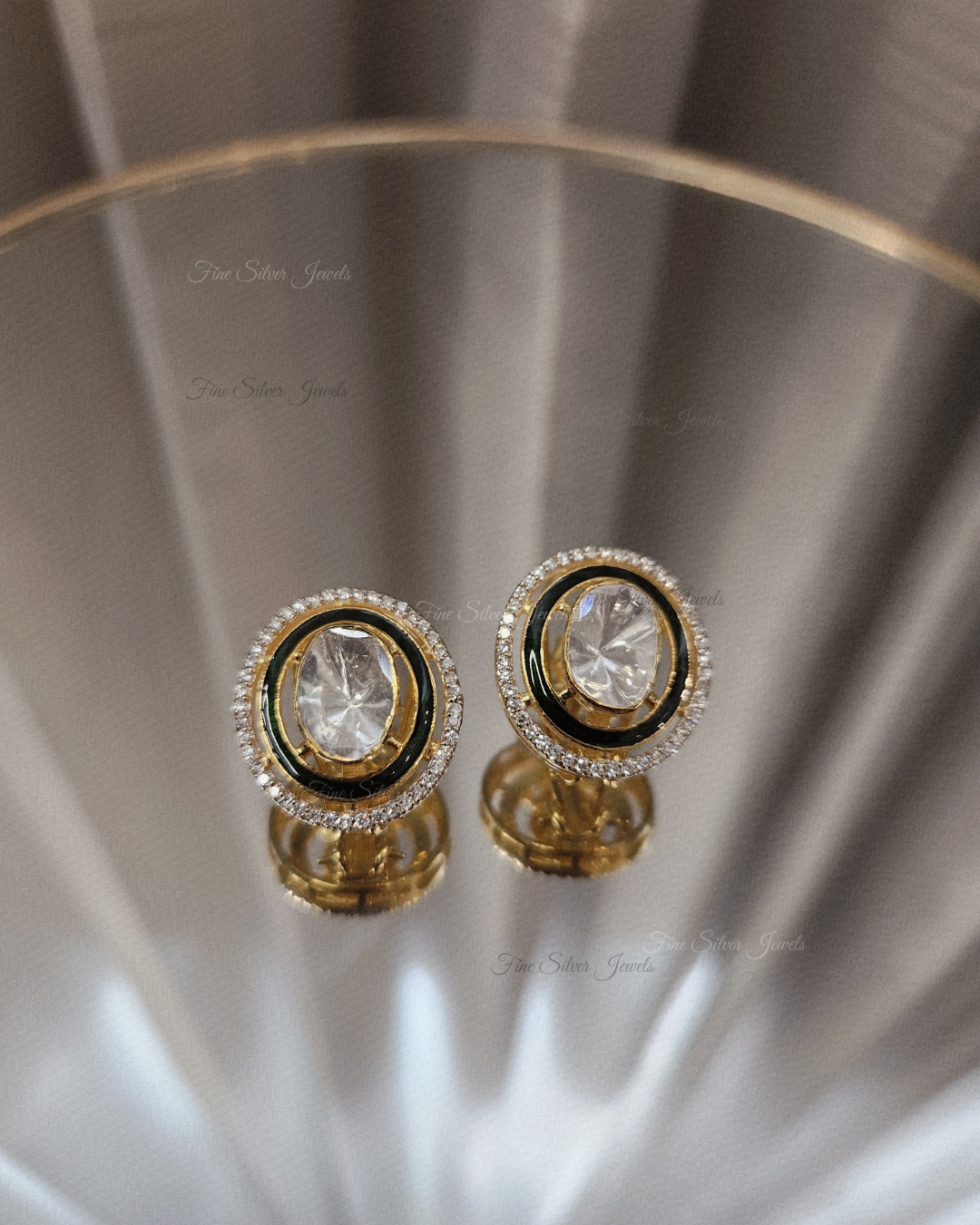 925 Silver Paavni Lab Grown Earring