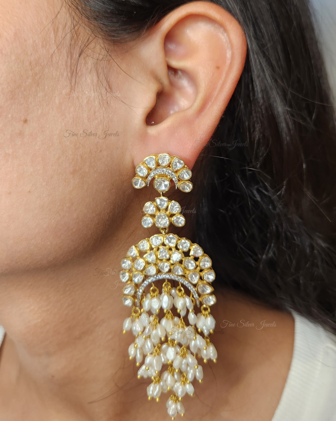 925 Silver Firdos Earring