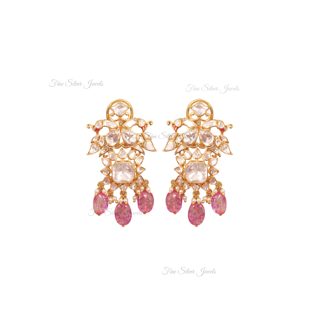 925 Silver Rania Polki Necklace Set