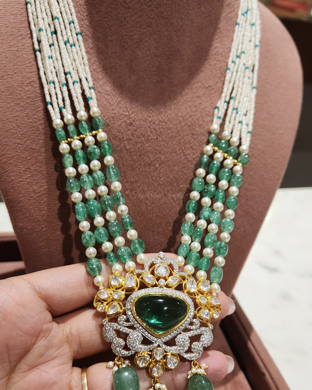 925 Silver Maurya Necklace