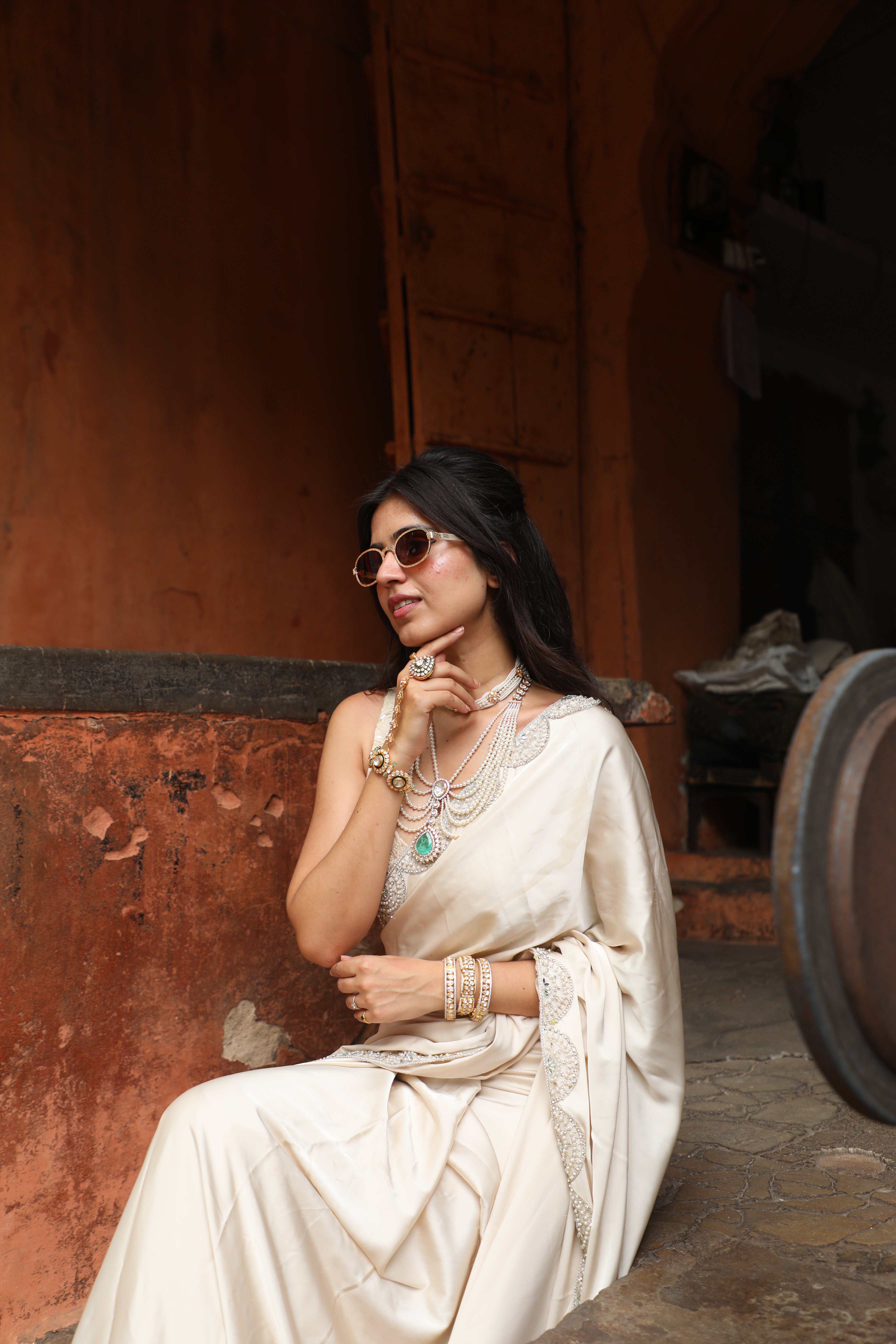 925 Silver Pearl Bangle