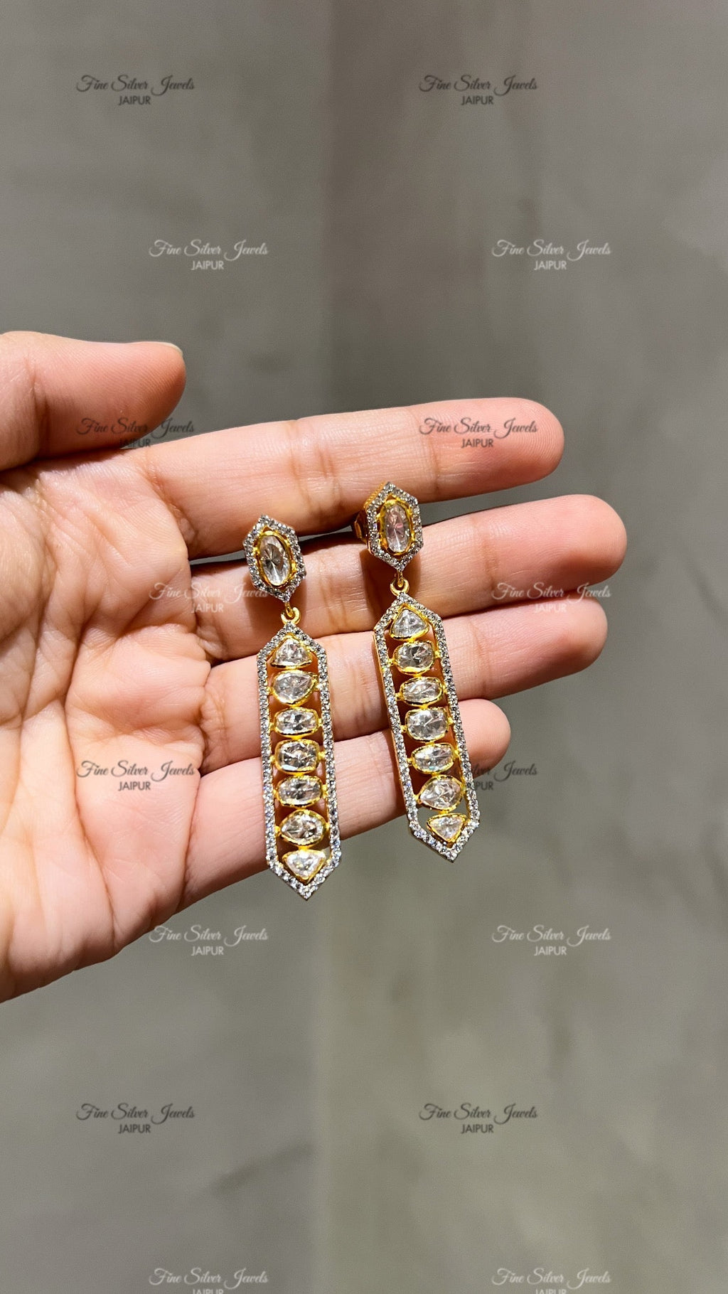 925 Silver Radiant Rain Earring