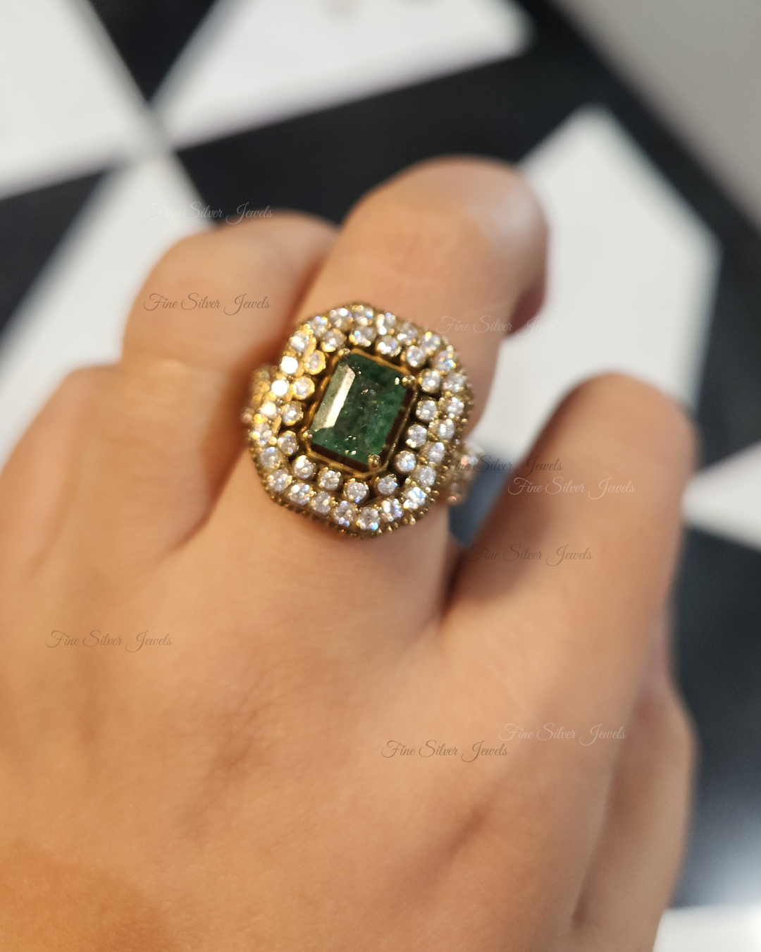 925 Silver Rovika Ring