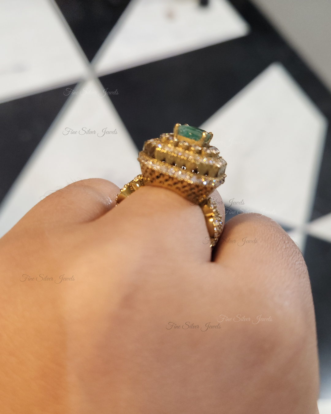 925 Silver Rovika Ring