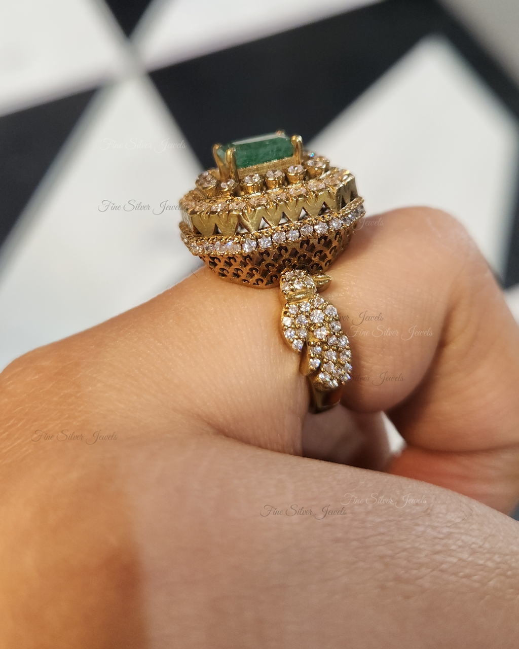 925 Silver Rovika Ring