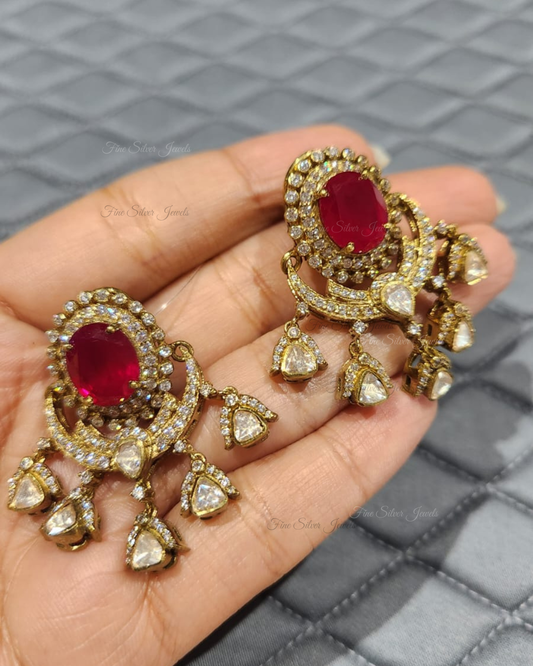 925 Silver Rajrupa Earring