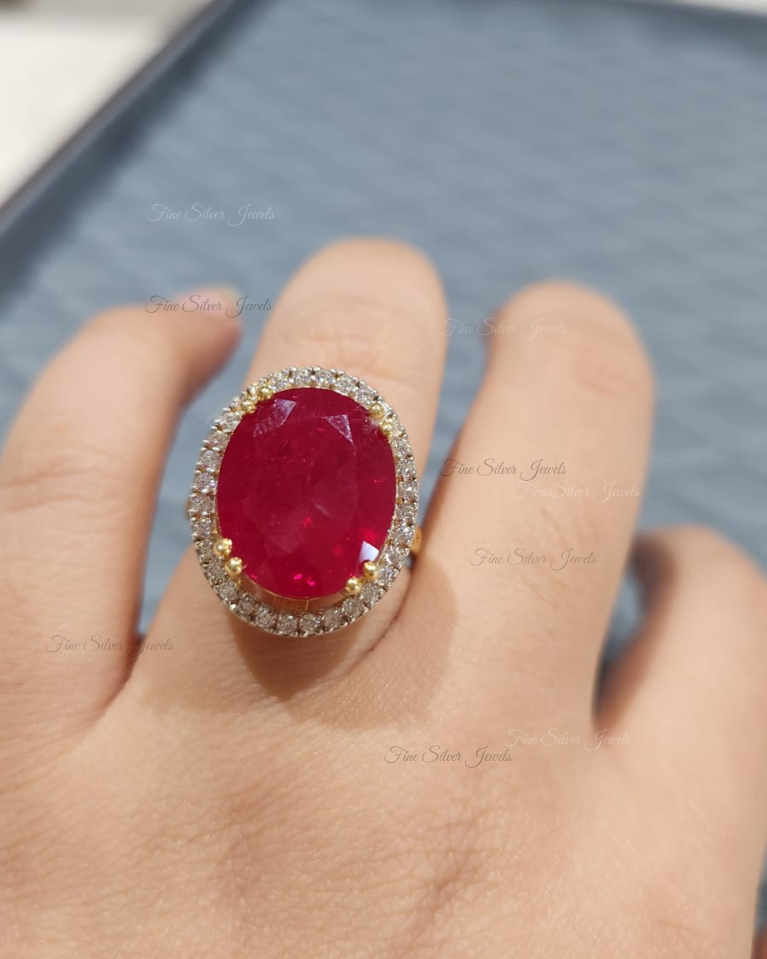 925 Silver Tanvi Ring