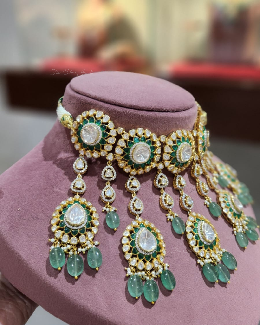 925 Silver Siddhi Necklace Set