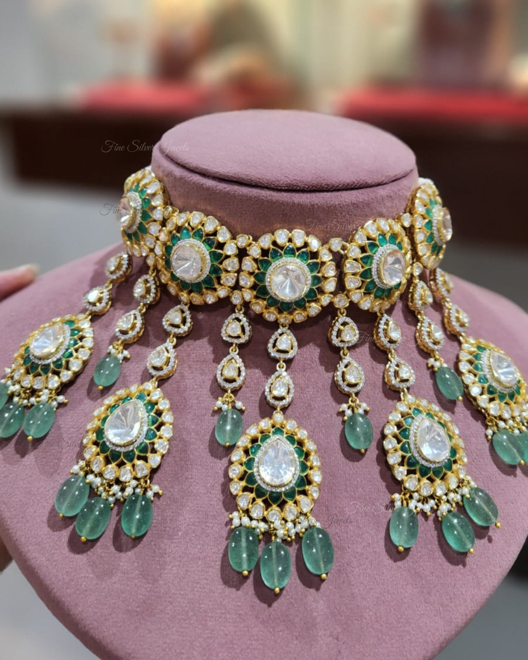 925 Silver Siddhi Necklace Set