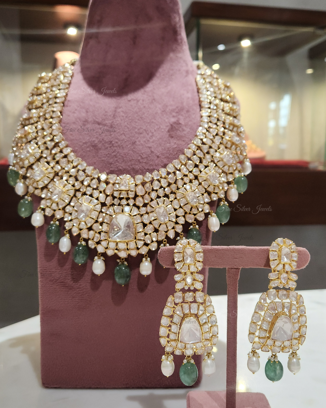 925 Silver Prisha Necklace Set