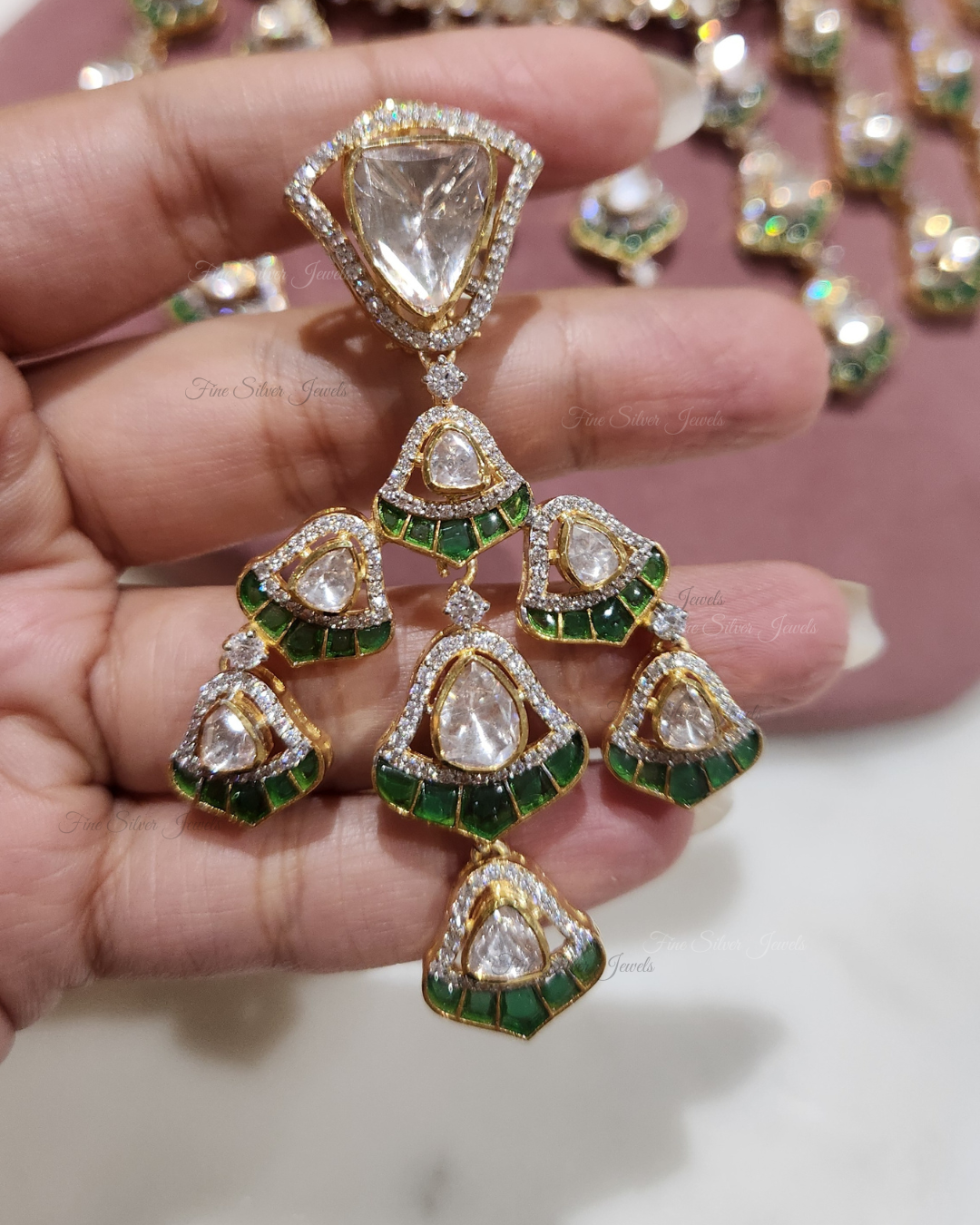 925 Silver Suhani Necklace Set