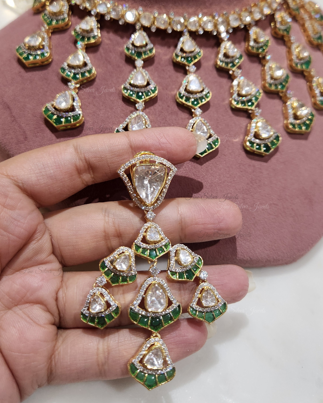 925 Silver Suhani Necklace Set