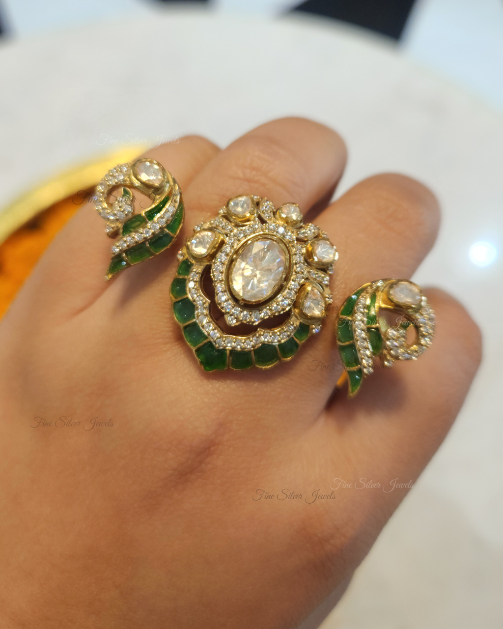 925 Silver Vandana Ring