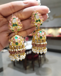 925 Silver Nia Jhumka Earrings