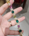 925 Silver Lavanya Multi Tourmaline Bracelet