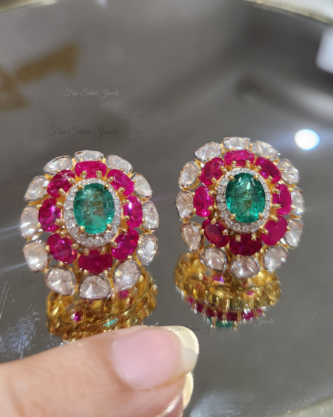 925 Silver Adhira Earrings