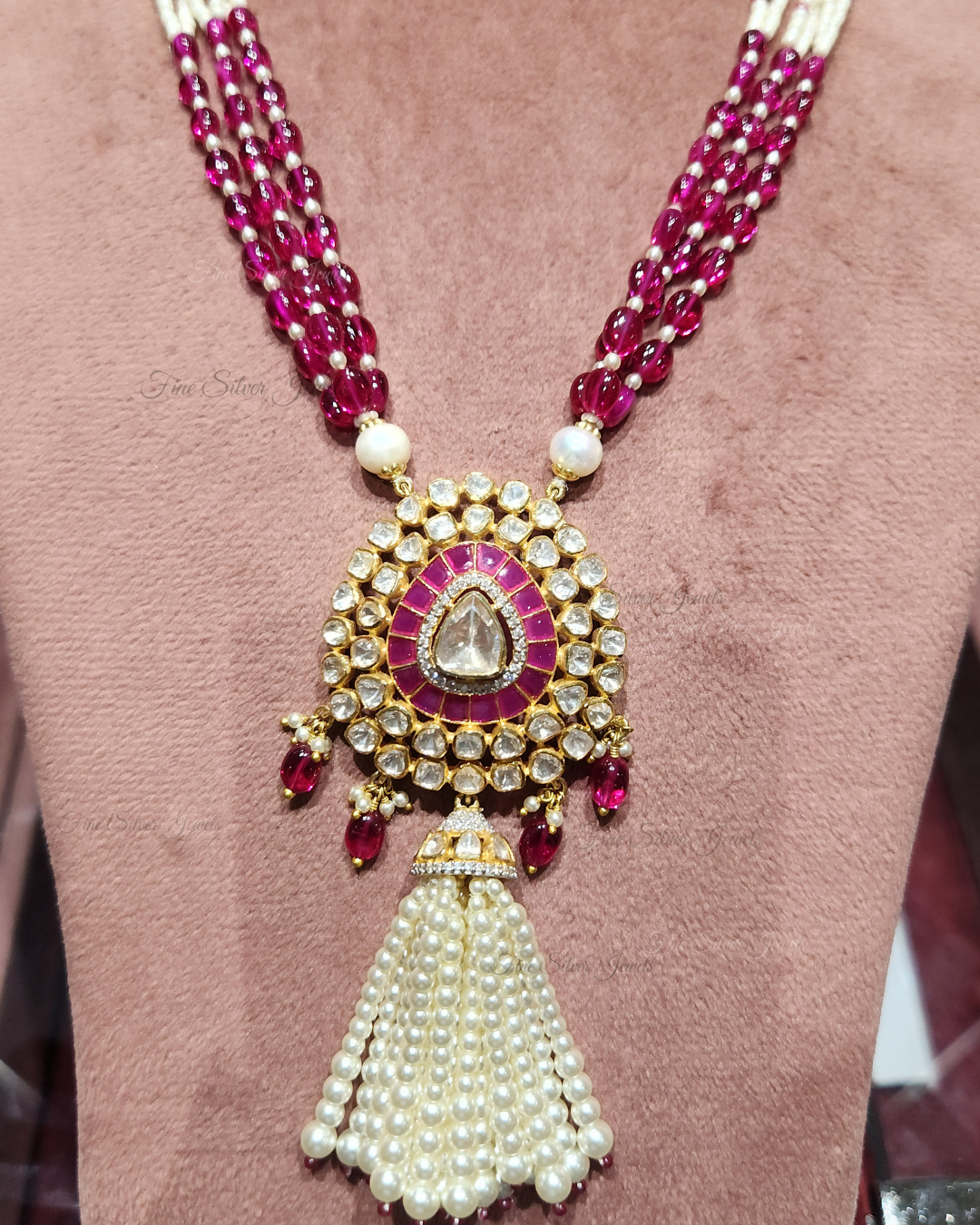 925 Silver Gayatri Necklace