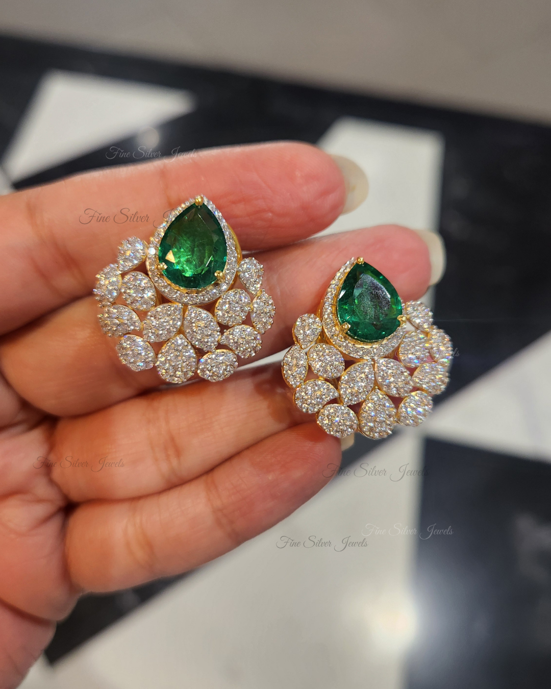 925 Silver Karishma Earring