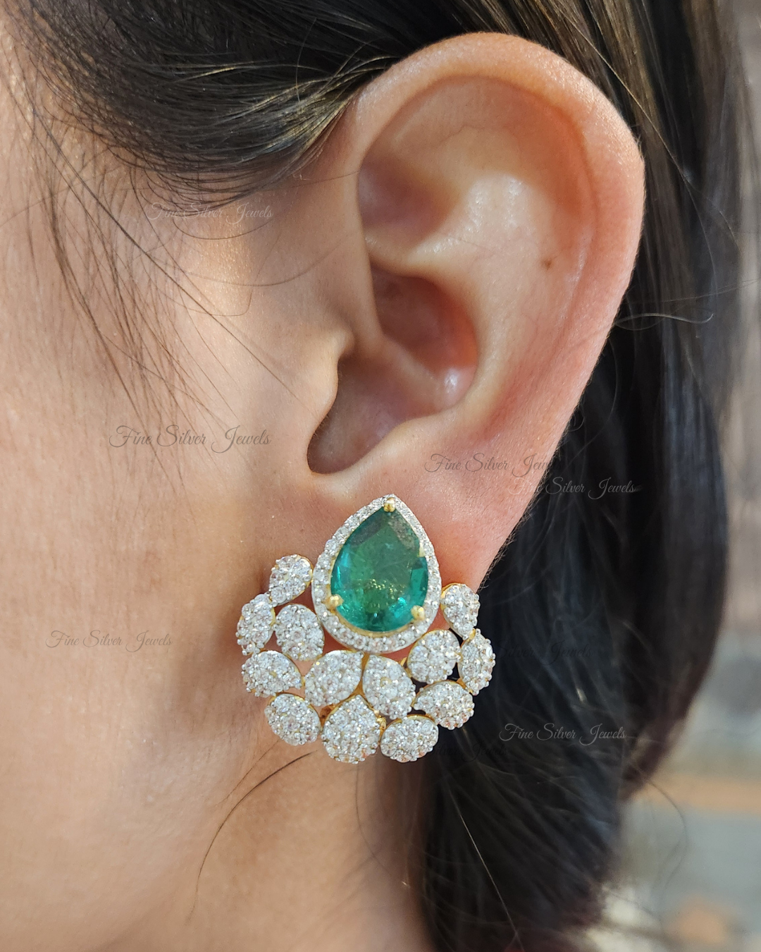 925 Silver Karishma Earring