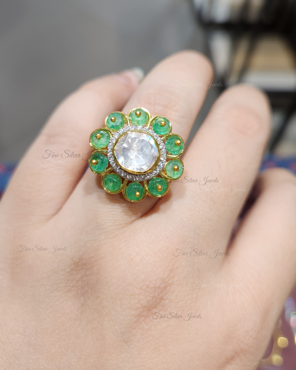 925 Silver Anvika Ring