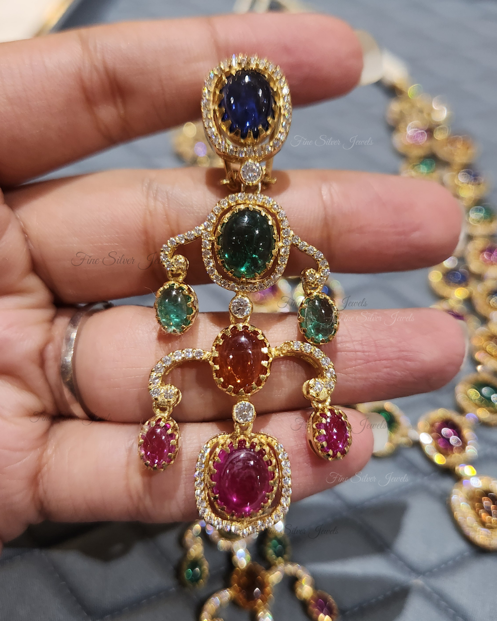 925 Silver Amrita Necklace Set