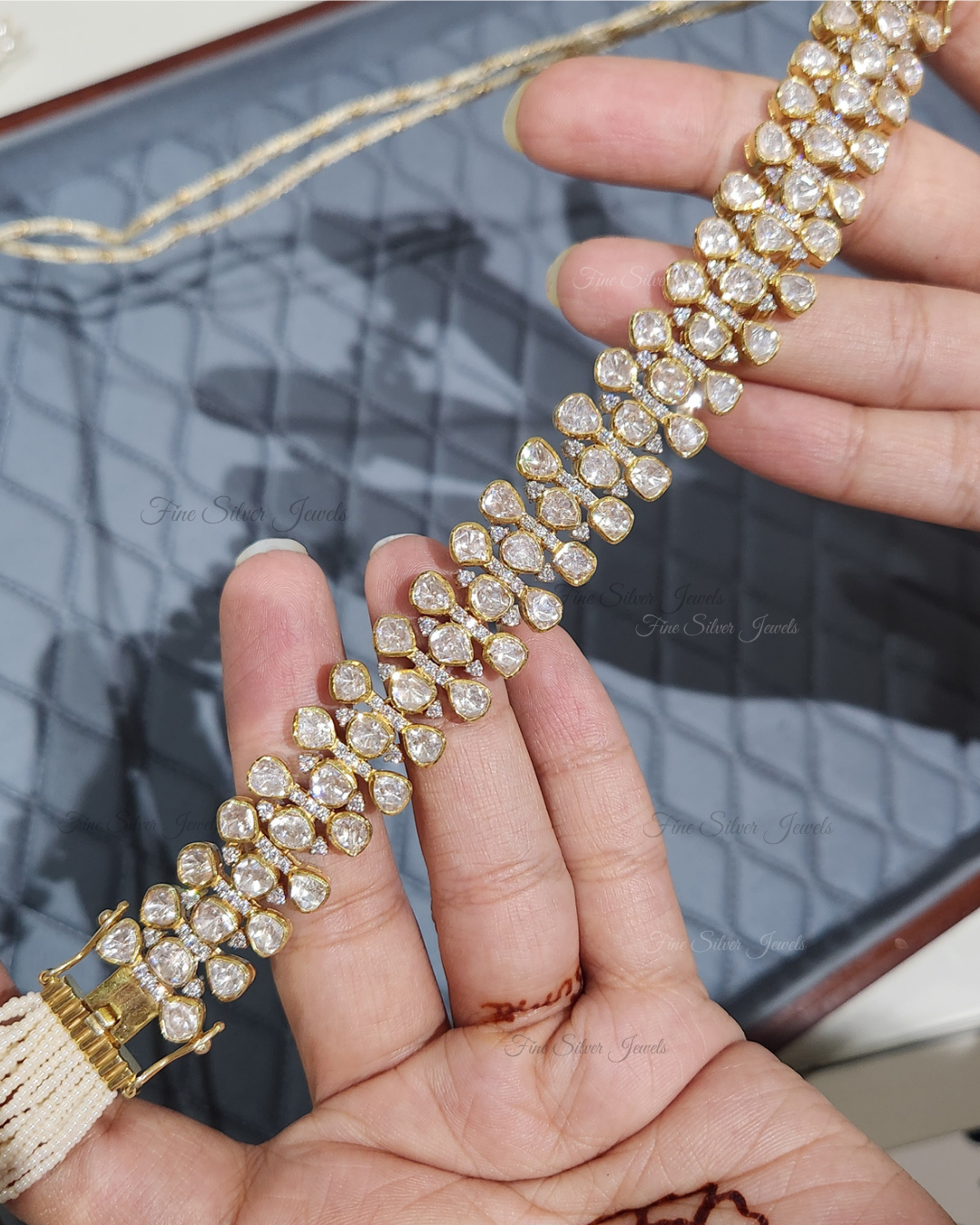925 Silver Aarvika Bracelet/Choker