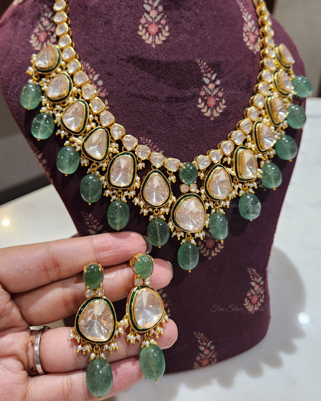 925 Silver Garima Necklace Set