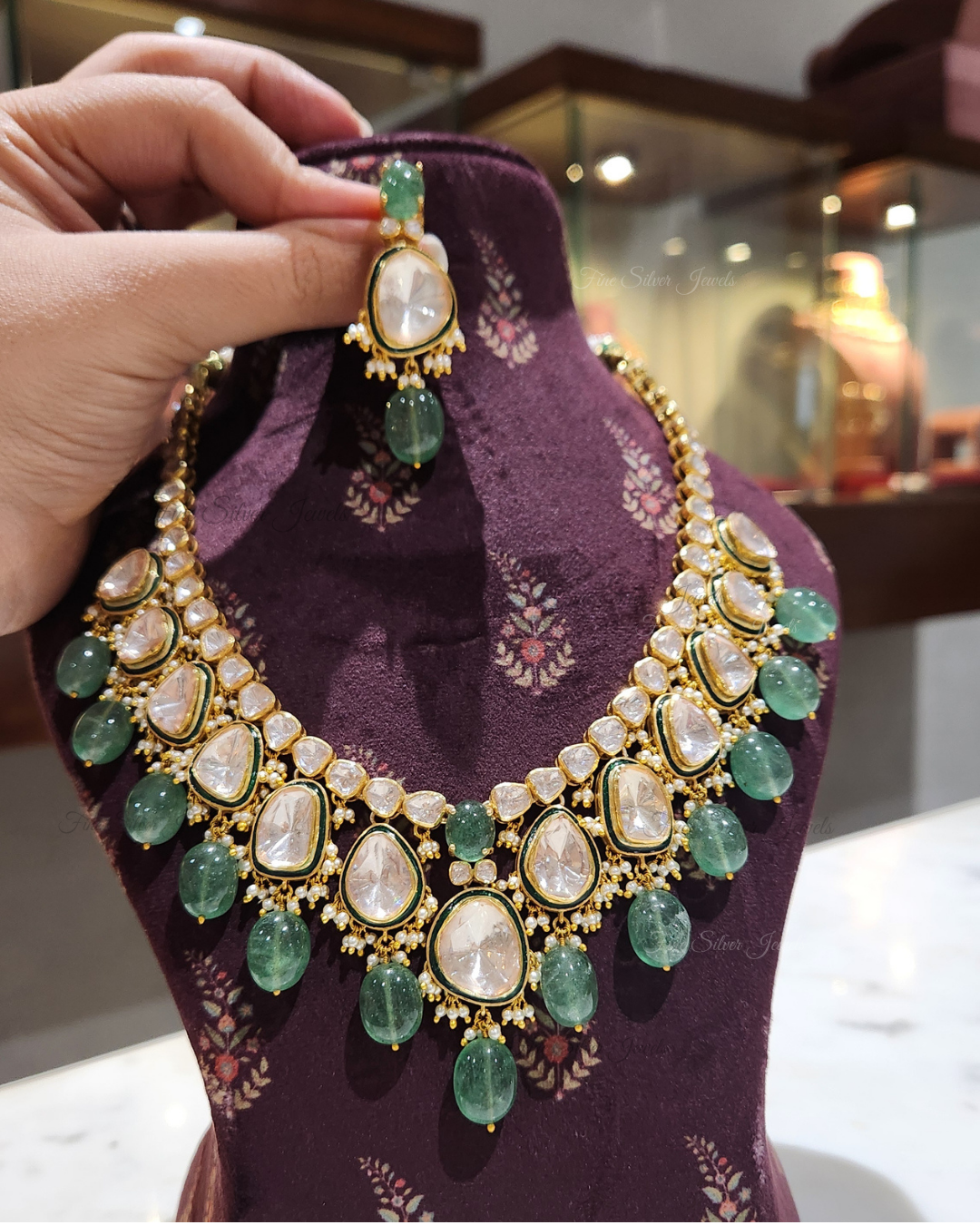 925 Silver Garima Necklace Set