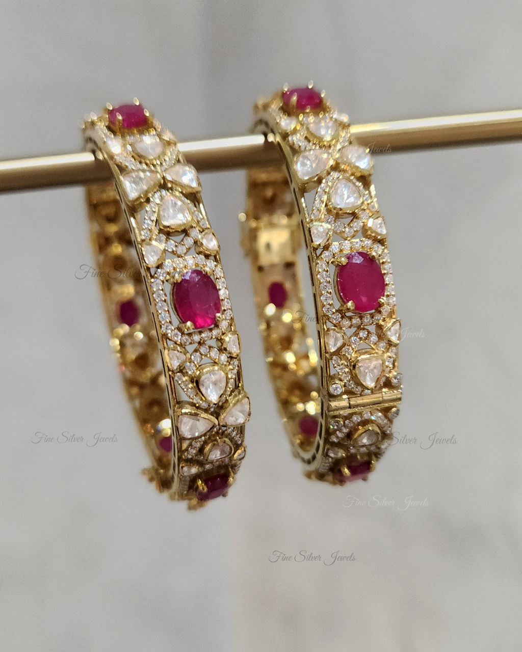 925 Silver Rajrupa Bangle