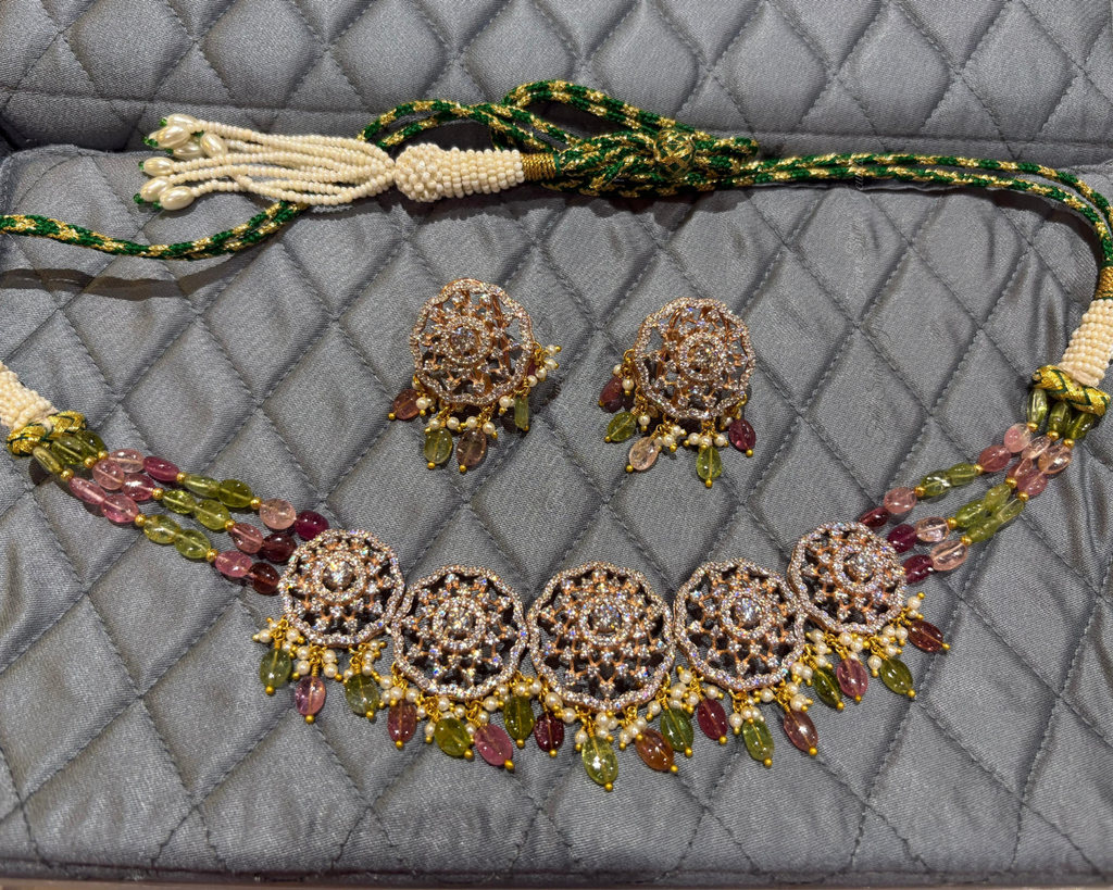 925 Silver Nitya Necklace Set