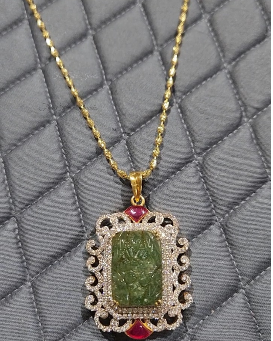925 Silver Riddhi Pendant