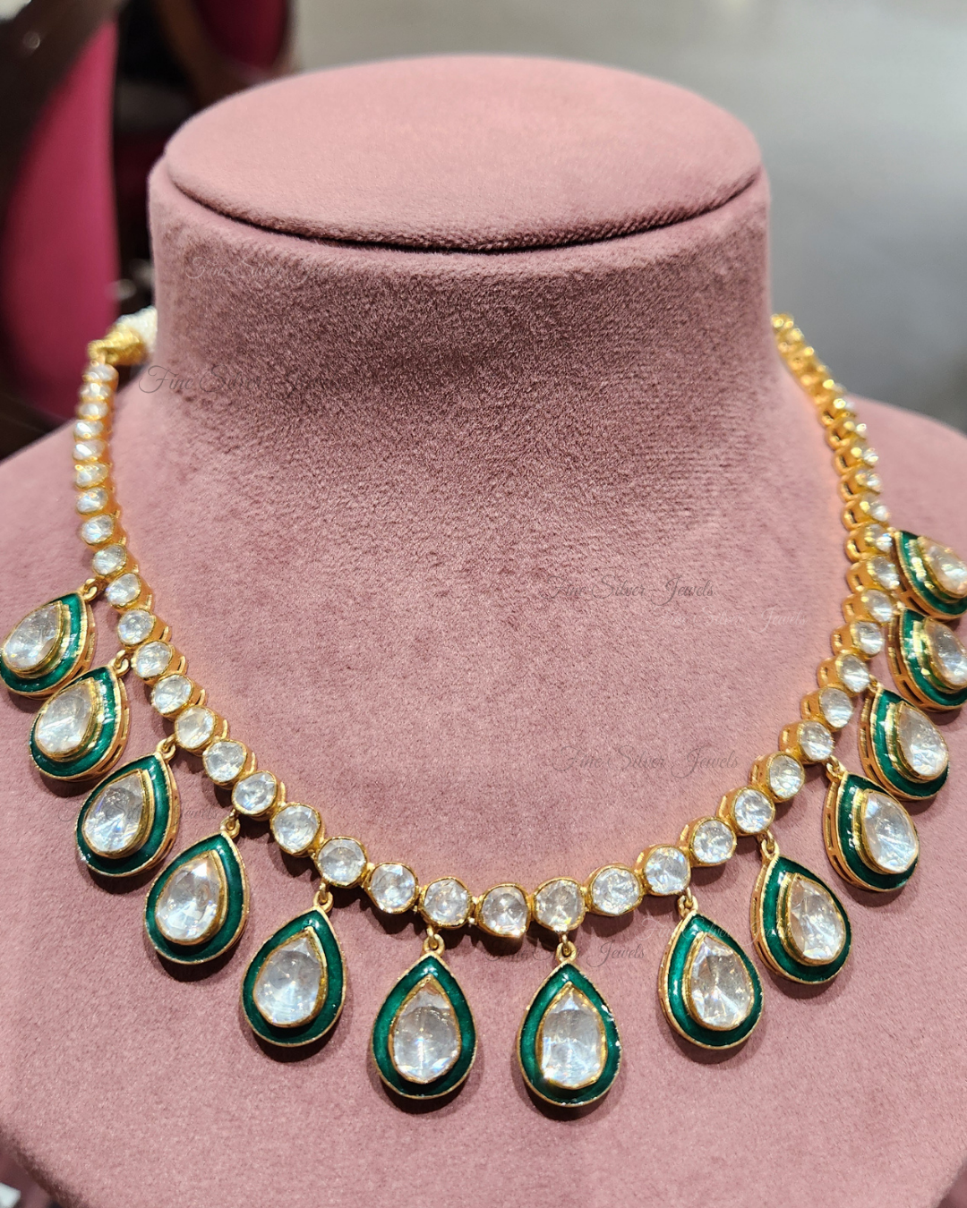 925 Silver Kasturba Necklace