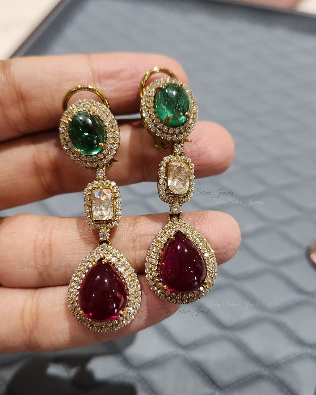 925 Silver Vaishnavi Earrings